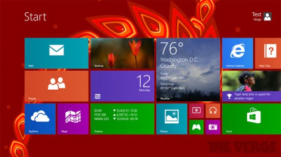 Windows 8.1最新测试版曝光 多处细节改进