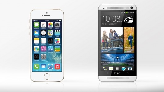 Gizmag compares the features and specs of the iPhone 5s and HTC One