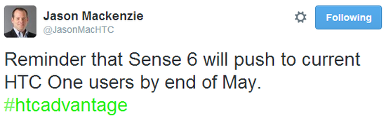 老款HTC One将在5月底更新Sense 6.0界面