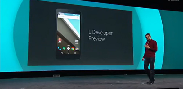 谷歌发布下代系统Android L：全新界面+性能提升