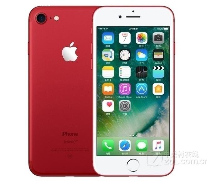 红色特别版iPhone7机身正面是白色还是黑色？