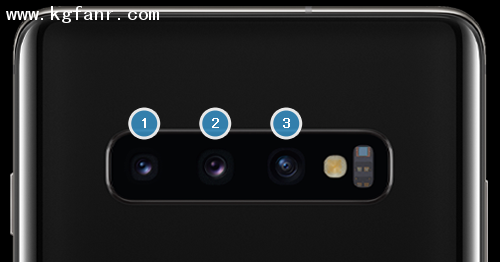 Galaxy S10+ 三个后置摄像头